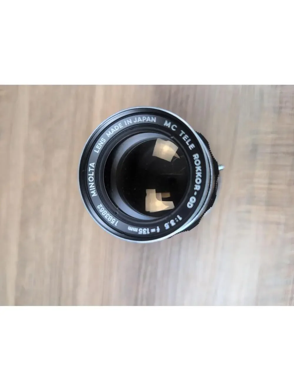 Vintage Minolta SRT 101 35mm Camera w/ MC Tele Rokkor  F135mm 1:3.5 F Lens
